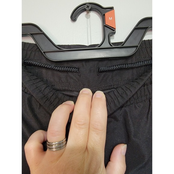 Kona Sol Women's 1X Black Nylon Drawstring Quik Dry Brief-Free Board Swim Shorts - Picture 4 of 6